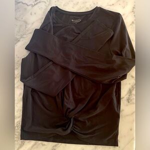 Athleta Essence twist tie long sleeve shirt